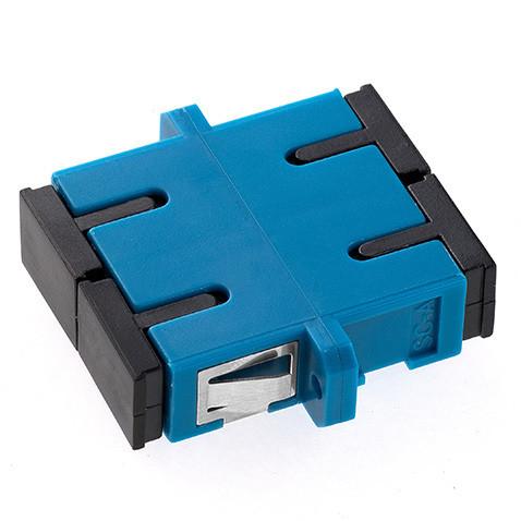 FTTH SC Male LC Female Duplex Fiber Optical Adapter With Flange Hybrid Adapter 10