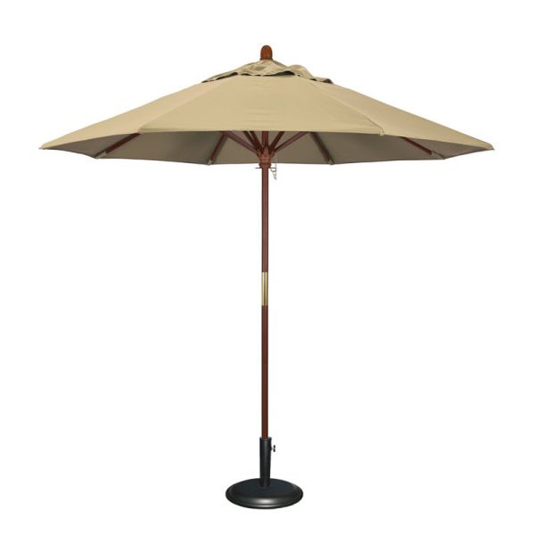 Outdoor Leisure Waterproof Polyester Sunshade Garden Parasol for Adults' All Season