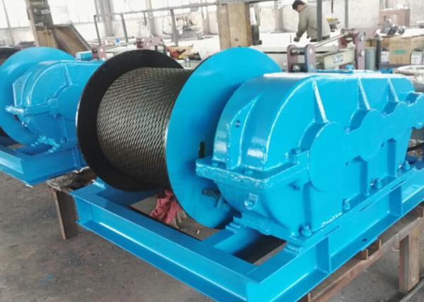 Heavy Duty 20 Ton 25 Ton Material Lifting Diesel Engine Powered Steel Wire Rope Winch