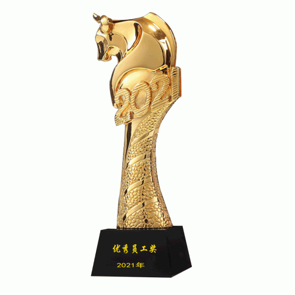 Outstanding Staff Award OEM Resin Trophy Cup As An Encouragement