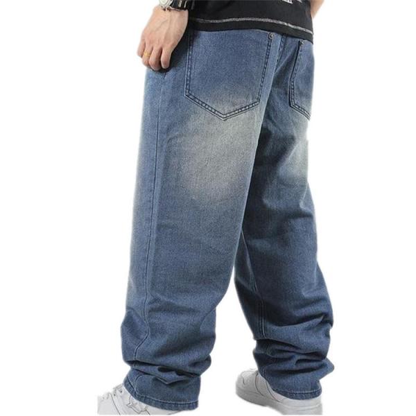 Customizable Clothing Loose Plus Size Denim Jeans Pants for Men,Fat Man Denim Trousers for Men