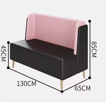 Wholesale Best Price Restaurant Furniture Coffee Shop Canteen Sofa Booth Light Luxury Velvet Leisure Sofa for Sale