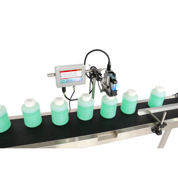 150x25x70cm Dimensions 5inch Touch Screen TIJ Inkjet Printer With Smart Rotating Nozzle