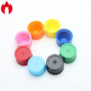 18mm PP素材 プラスチックスクリューキャップ 内部のプラグ付き 青/緑色