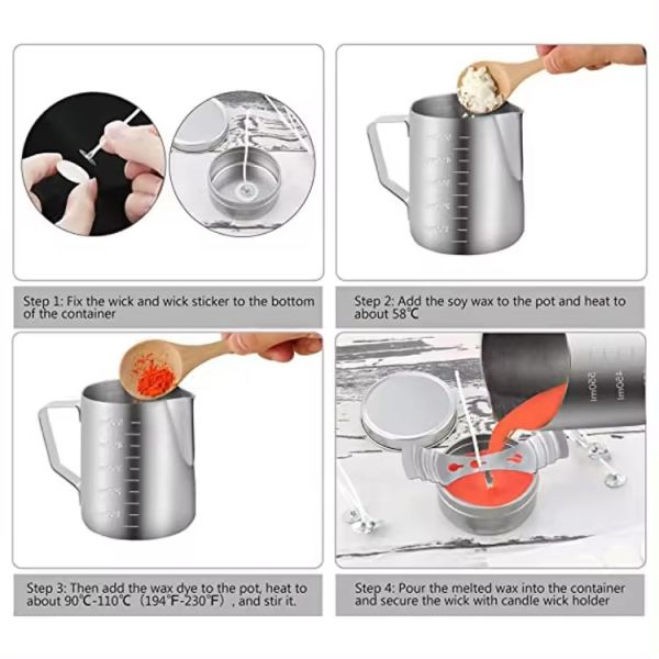 Home Decoration Large Scented Candles Diy Candle Set For Full Set Beginners