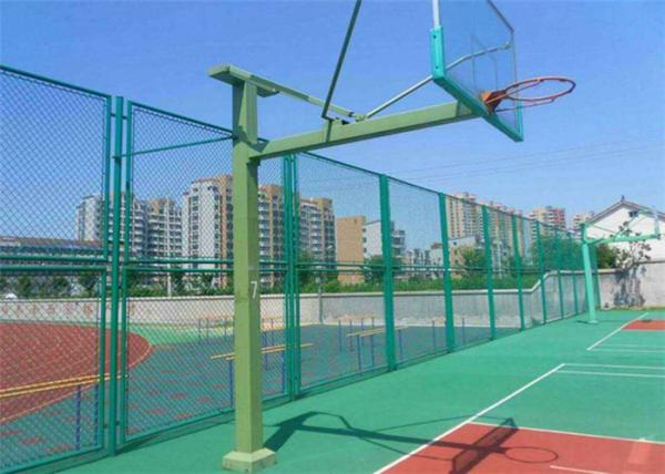 3.3m Height Stainless Steel Chain Link Fence Sport Fild Safety Pvc