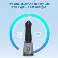 Flosser dentaire à l'eau sans fil pour les dents irrigueur oral portable 5modes 6jet Conseils réservoir d'eau amovible