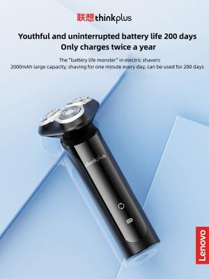 ES60 Electric Shaver With 2000mAh Battery Waterproof IPX7 200-Day Standby USB Charging Black/Blue