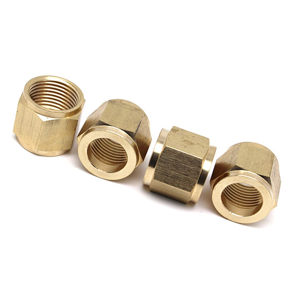 Machining CNC Brass Parts Fasteners / Screws 0.05mm Tolerance