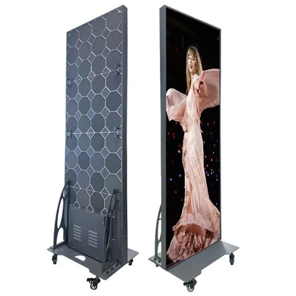56KG P1.53 to P2.5 Indoor Poster LED Display IP31 -20~60℃ Long 100000H Life Time