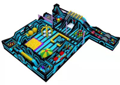 Jogo interativo econômico do equipamento inflável exterior gigante do campo de jogos
