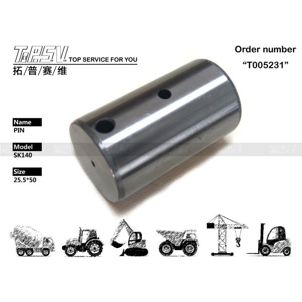 XKAY-01759 TM18 Excavateur lourd Voyage 1 étape broche d'engrenage pour une