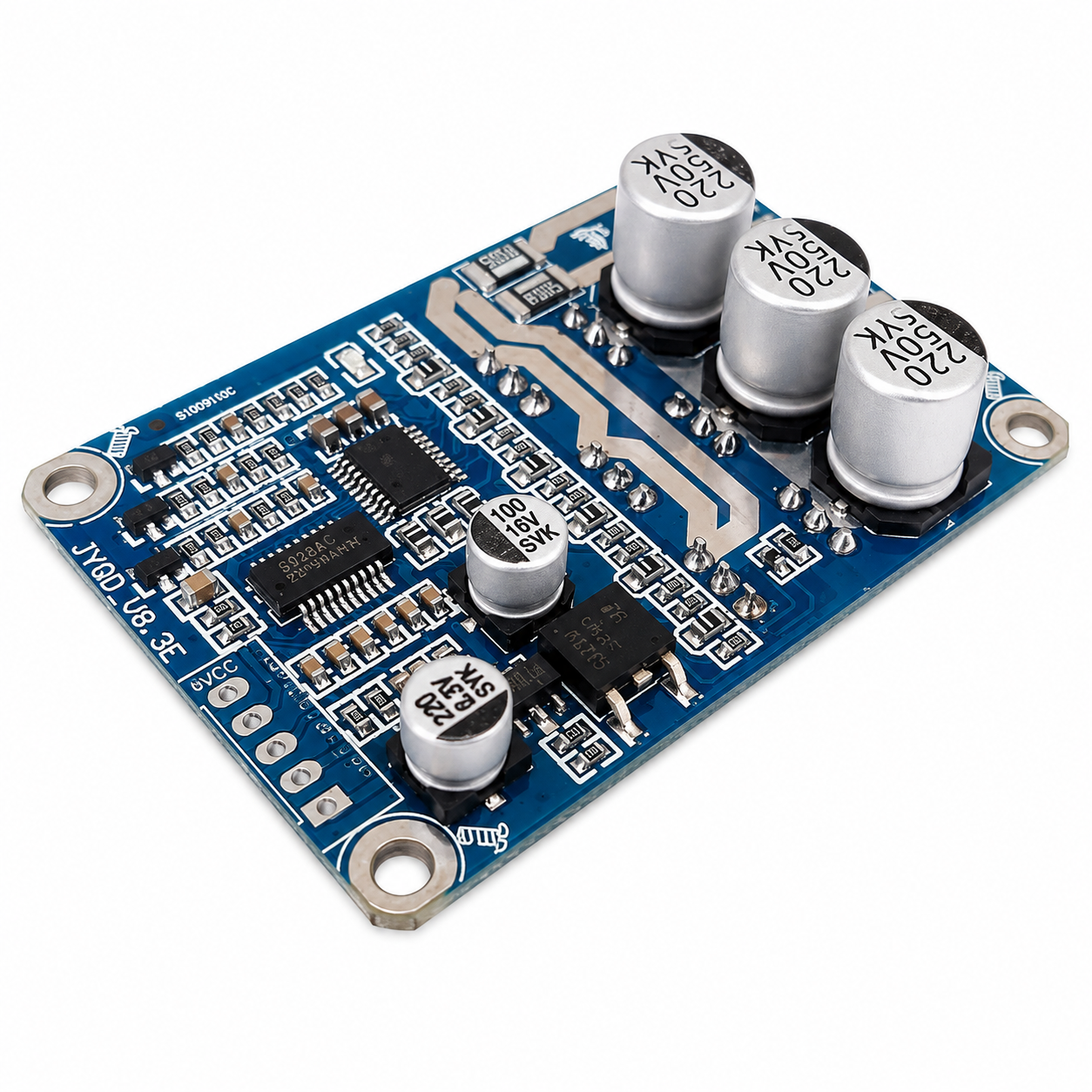 JYQD-V8.3E 3 Phase BLDC Motor Controller by JUYI Tech | 12V-36V 15A Sensorless BLDC Motor Driver Board with JY02A IC