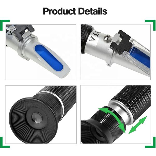 0-90% Brix Handheld Digital Refractometer for Precise Sugar Measurement in Fruit Juice