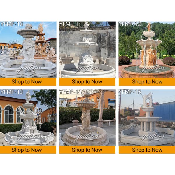 Modern Architectural Decor Simple Marble Dubai Fountain