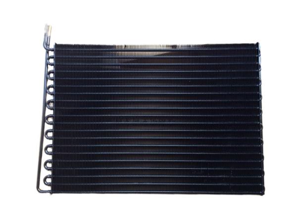 Aluminum Tube Fin Heat Exchanger Flat Corrugated Window Type
