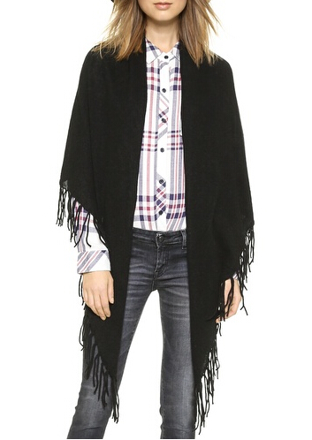 Women Knitted Wool Triangle Scarf