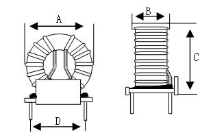 RV UF-02-1300 1.5KV - дроссели индуктивности фильтра индуктивности AC 2.5KV высокие фильтруют