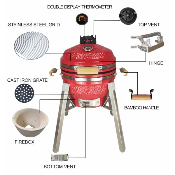 Kamado 15 Inch Kamado Xl Grill Cosplay Nezuko Yixing Royal Kamado
