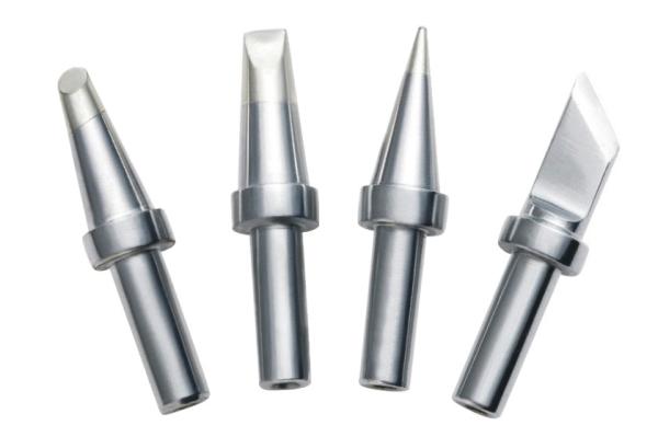 OEM Copper Soldering Tips Multifunctional Silvery Color Practical