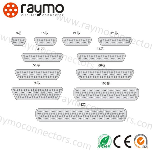 Connecteur Micro-D J30J Série 21 broches MIL-DTL-83513, fiche IP67