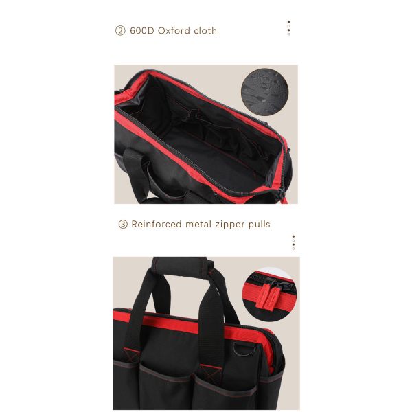 Sympathy Oxford Cloth Storage Bag Handbag Repair Kit Electrician Bag Adjustable Shoulder Strap