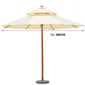 Parapluie de jardin pour une expérience de restauration en plein air