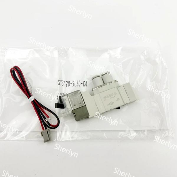 Body-ported Single Unit Design, Cv Value 0.19 For Small To Medium Bore Cylinder Drive, SMC SY3120-5LZD-C8 Φ8 Push-in Solenoid Valve, With LED Indicator, Surge Protection Circuit And Manual Overrid