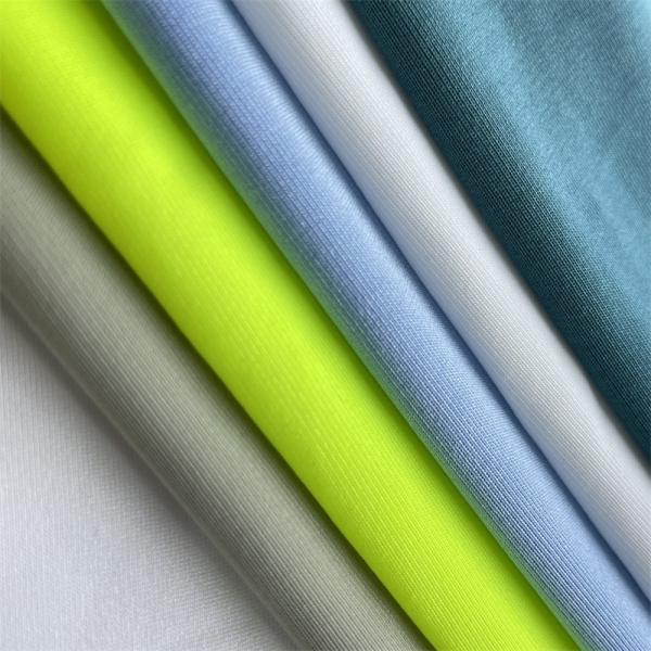 40D 81% Nylon 19% Spandex 4 Ways Stretch Jersey Tricoteado Lycra Tecido para tecido de ioga e calça