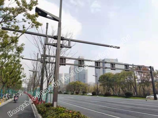 Cargo de sinal exterior do metal da galvanização do mergulho Q235 quente