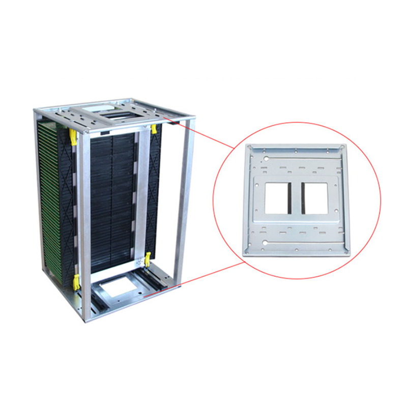 ESD Magazine Racks Antistatic SMT PCB Storage Magazine Rack Metal Base