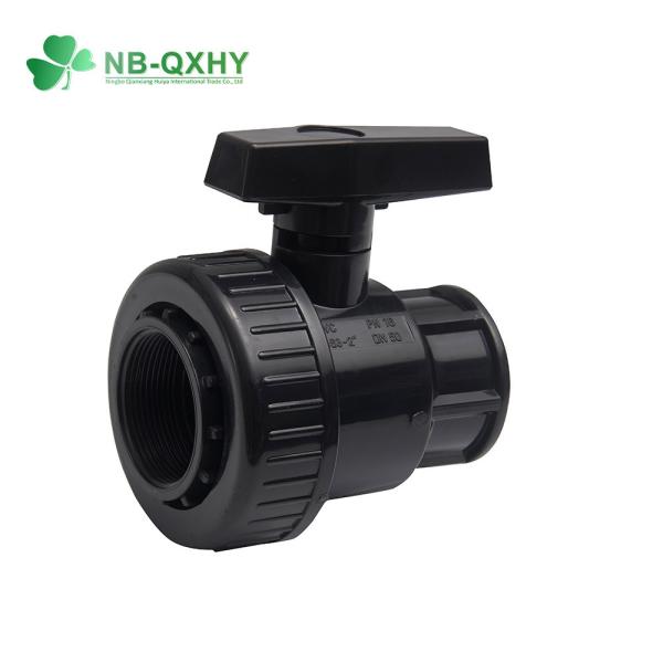 Light Gray PVC CPVC Plastic Single Union Ball Valve for Irrigation Agriculture at Best