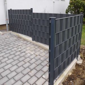 PVC strip screen Strip Screen Garden Fence 450g 19cm*35m with clips in Garden 
