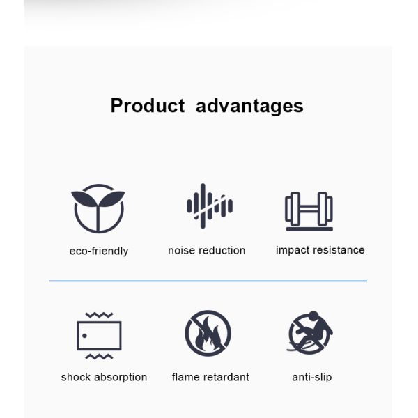 Customized Premium Rubber Tile with EPDM and SBR Materials - Offering Safe and Comfortable Fitness Training Experience