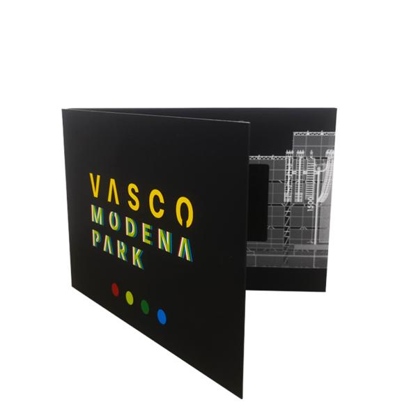 Customized Video Brochure Cards with 2.4 4.3 5 7 10 inch HD IPS Screen Promotional Video Greeting Card Digital Brochure