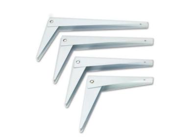 L Shape Foldable Triangle Wall Shelf / Cold Rolled Steel Triangle Wall Bracket 8-14