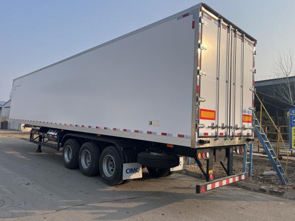 CIMC Manual Transmission Reefer Trailer Cold Chain Frozen Semi Trailer Refrigerated Trailer