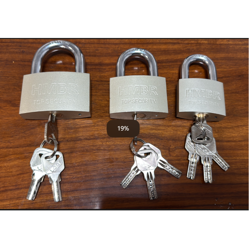Customized Stainless Steel Padlock Silver Heavy Duty Padlock 40mm 50mm 60mm 70mm