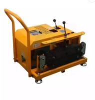 Machine de soufflement de câble à fibres optiques, câble orange tirant la machine pour FTTH
