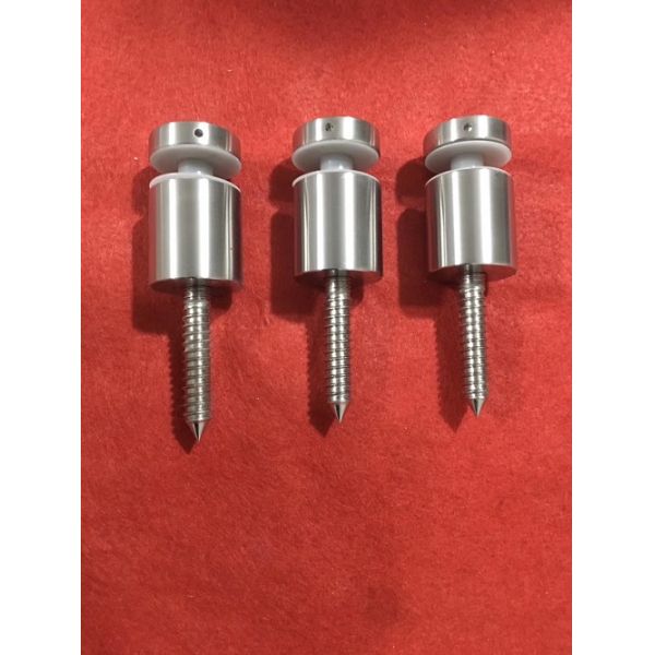 Round Stainless Steel Glass Holder Bracket For Frameless Balustrade System