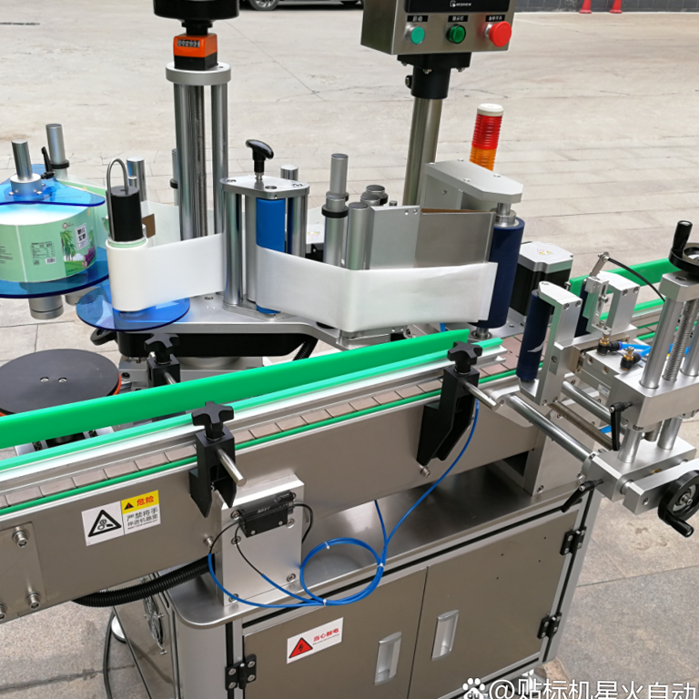 220V 380V Automatic Labeling Machine 30-60 Packages/min For SPC / WPC / LVT Packaging Line