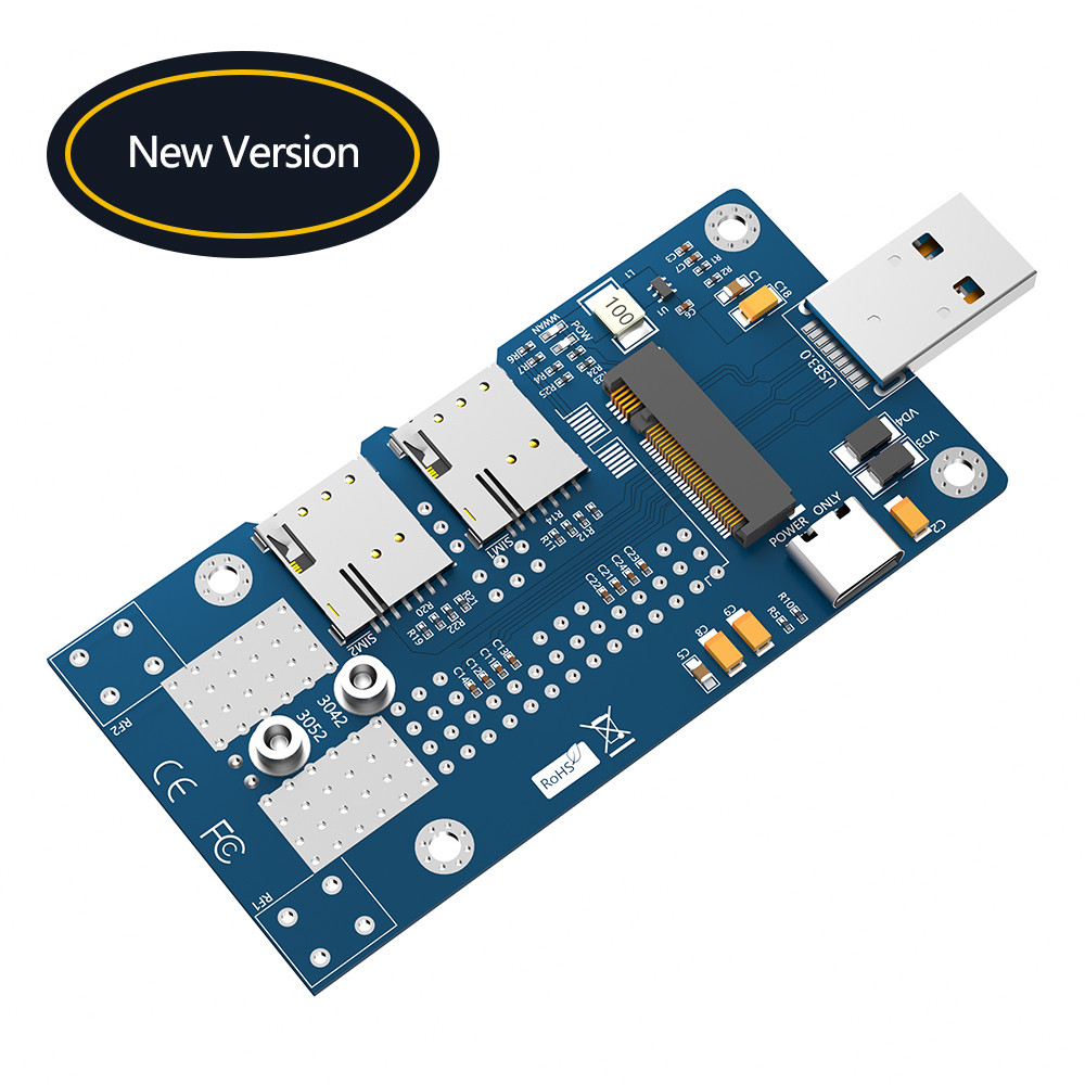 NGFF(M.2) на USB 3.0 адаптер с двойной NANO SIM-картой слот для модуля 3G4G5G