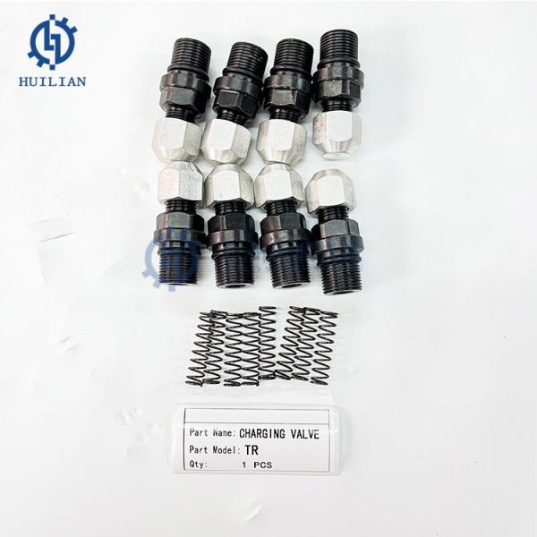 Teisaku TR400 TR20 TR200 TR210 TR316B Nitrogen Accumulator Gas Charging Valve for Machinery Hydraulic Hammer Inflation Valve