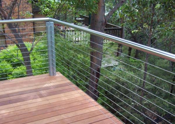 Corrosion Resistance Stainless Steel Balcony Railing With Different Polishing Processes