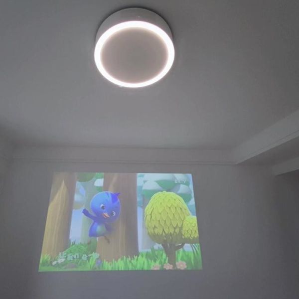3000LX Lighting Brightness Smart Laser Projector with Short-throw Front Projection and Dual 20W DSP Digital Amplifier