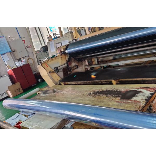 Normal Clear Packaging PVC Film 28kg 42PHR non sticky 0.2mm Thickness