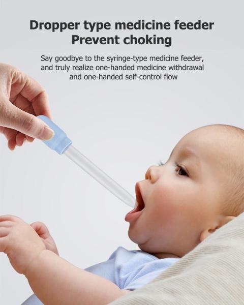 White Custom Logo Baby Infant Nasal Aspirator Nasal Congestion Relief Infant Nasal Syringe