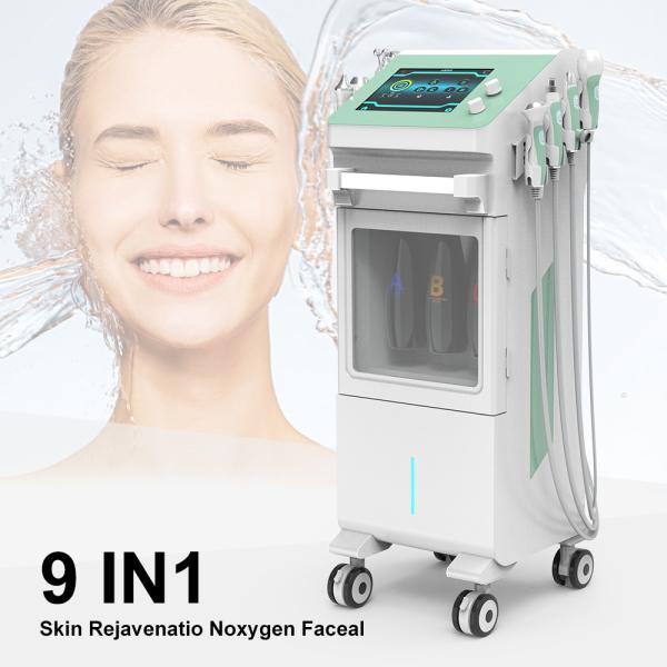 Dermabrasion 9 In 1 Hydra Beauty Facial Machine Cleaning Aqua Peeling Ultrasound Hydra Machine