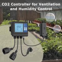 3000 ppm NDIR Controlador climático de invernadero Monitoreo de dióxido de carbono 120V