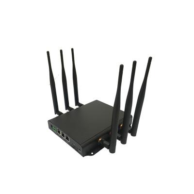 Dual 4g  6 Antenna Wifi Router / Lan Rj45 Port Industrial Cellular Router